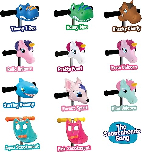 Miniatura 6 de Scootaheadz Asiento de scooter con diseño de búho, accesorios divertidos para muñecas de bebé, adorables accesorios de micro scooter para niños,