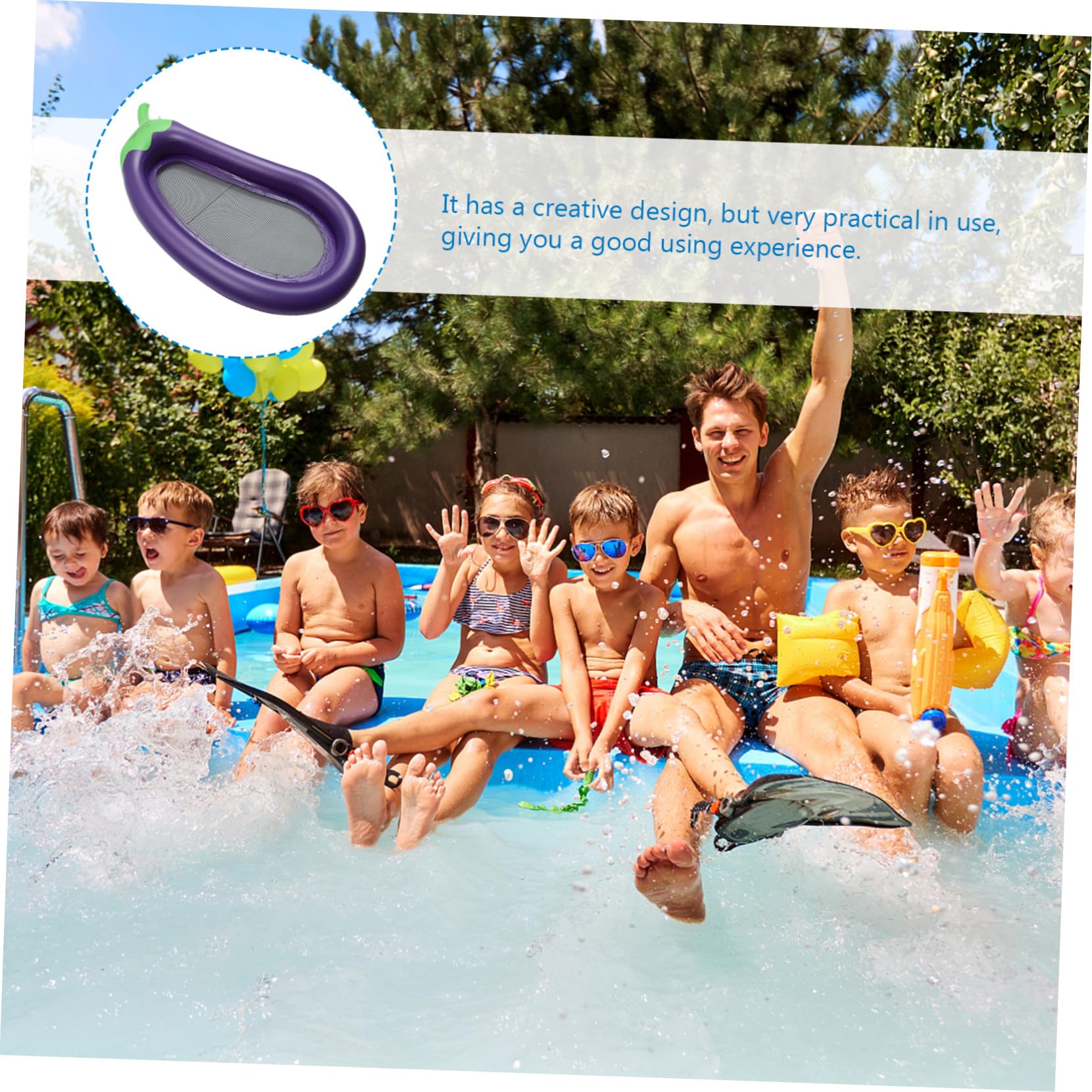 Divano in Pvc Gonfiabile Galleggiante a Forma di