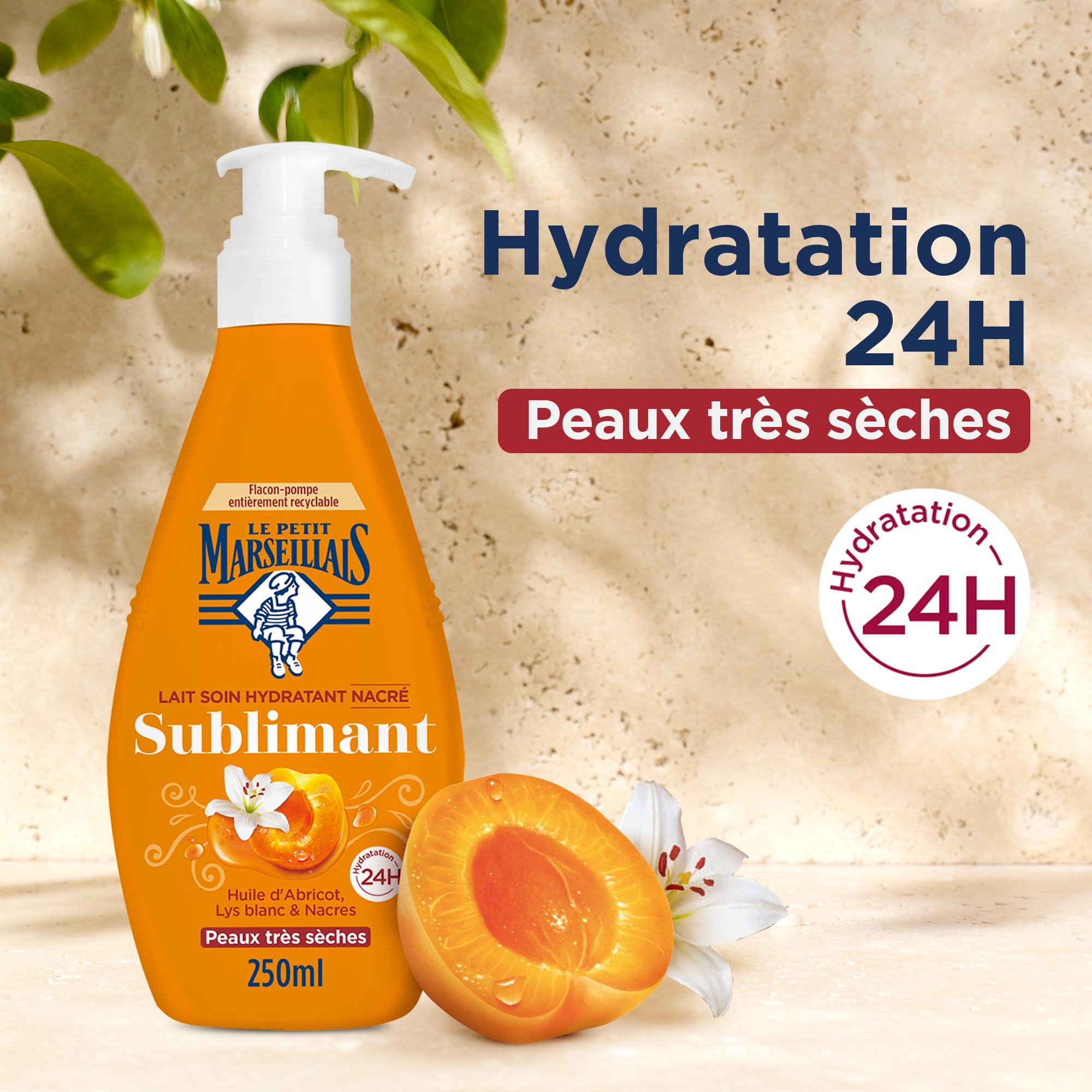 Image secondaire de Lait Soin Hydratant Nacré Sublimant - Le Petit Marseillais 250 ml