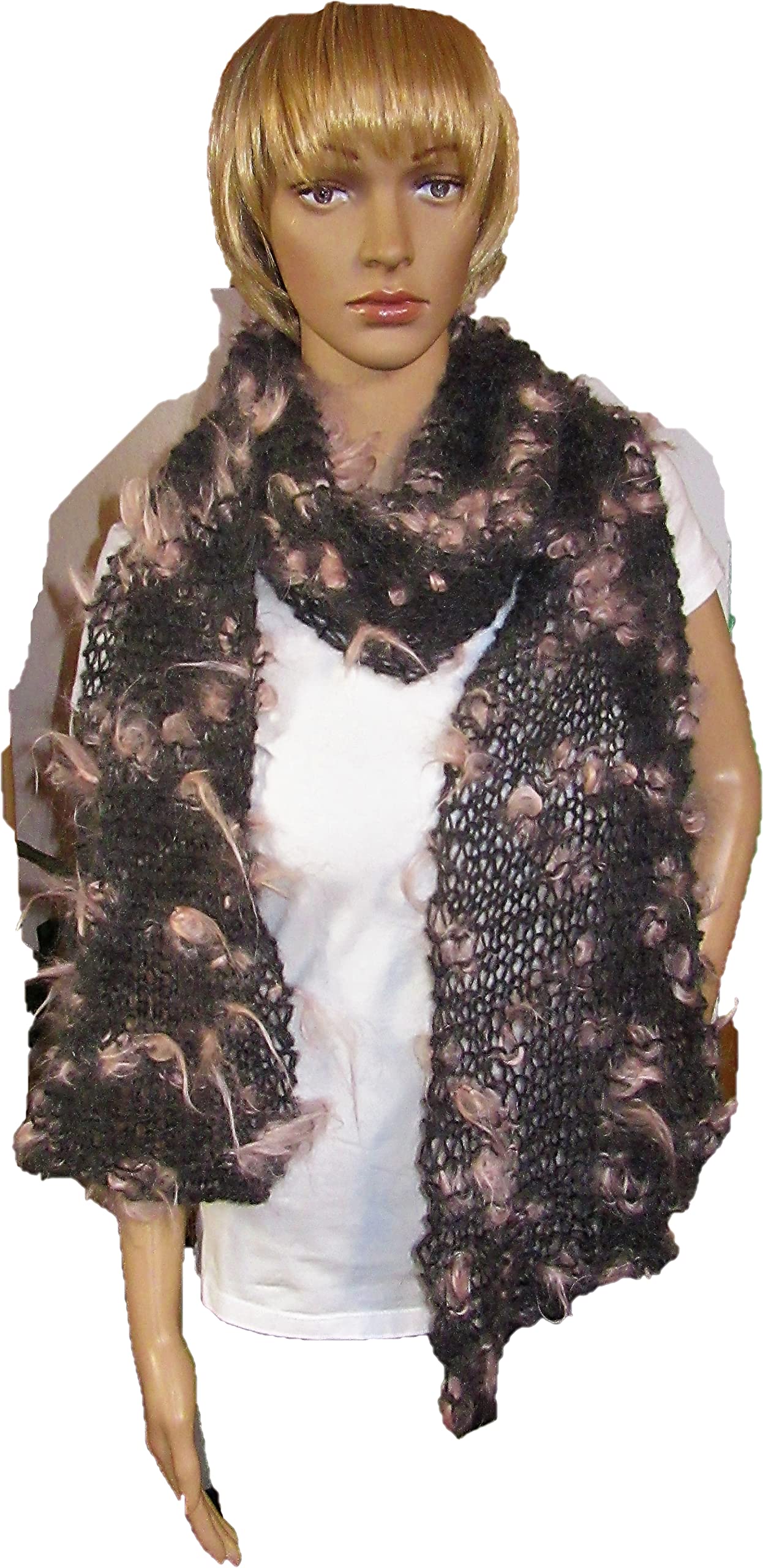 Handgemacht/Selbstgestrickt/Schal/Winterschal/warmer Schal/Tuch/Schlauchschal/Drago