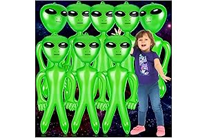 8 PCS Inflatable Alien Yard Decorations, 33 Inch Alien Inflatables