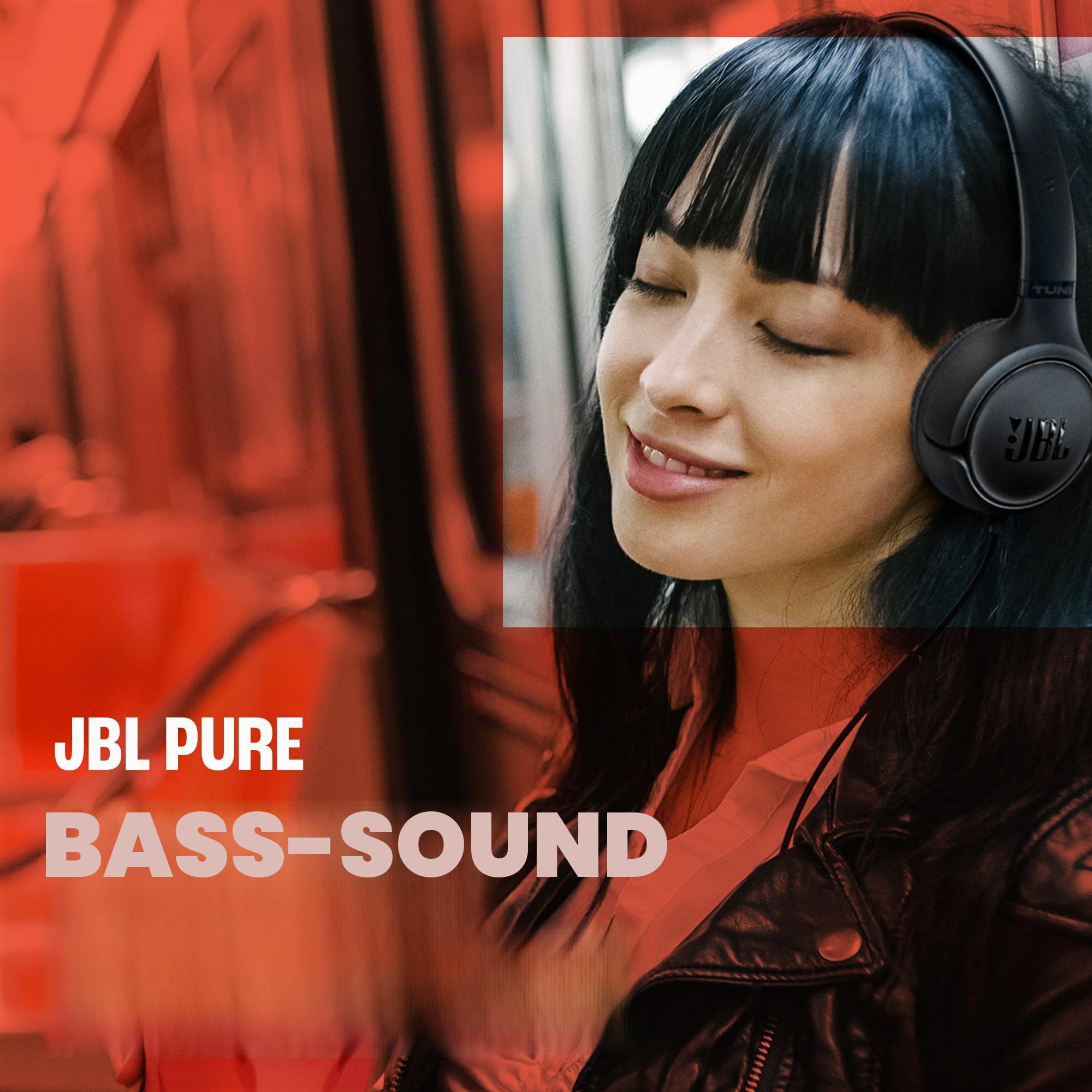 JBL Tune 530, Kabelgebundene On-Ear-Kopfhörer, Weiß | Mikrofon, JBL Pure Bass Sound, EQ-Voreinstellungen, Faltbarem Design und Verwicklungsfreiem Kabel