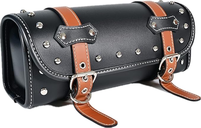 Sac à Outils Pour Guidon De Moto, Sac à Outils Noir, 2 Sangles De