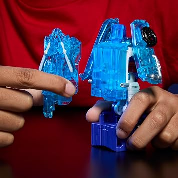 Transformers CYBERWORLD Optimus Prime Armored Cyber Changers Energon Surge Action Figure | Quick Change to Truck Mode | Robot Toys for Kids 6+