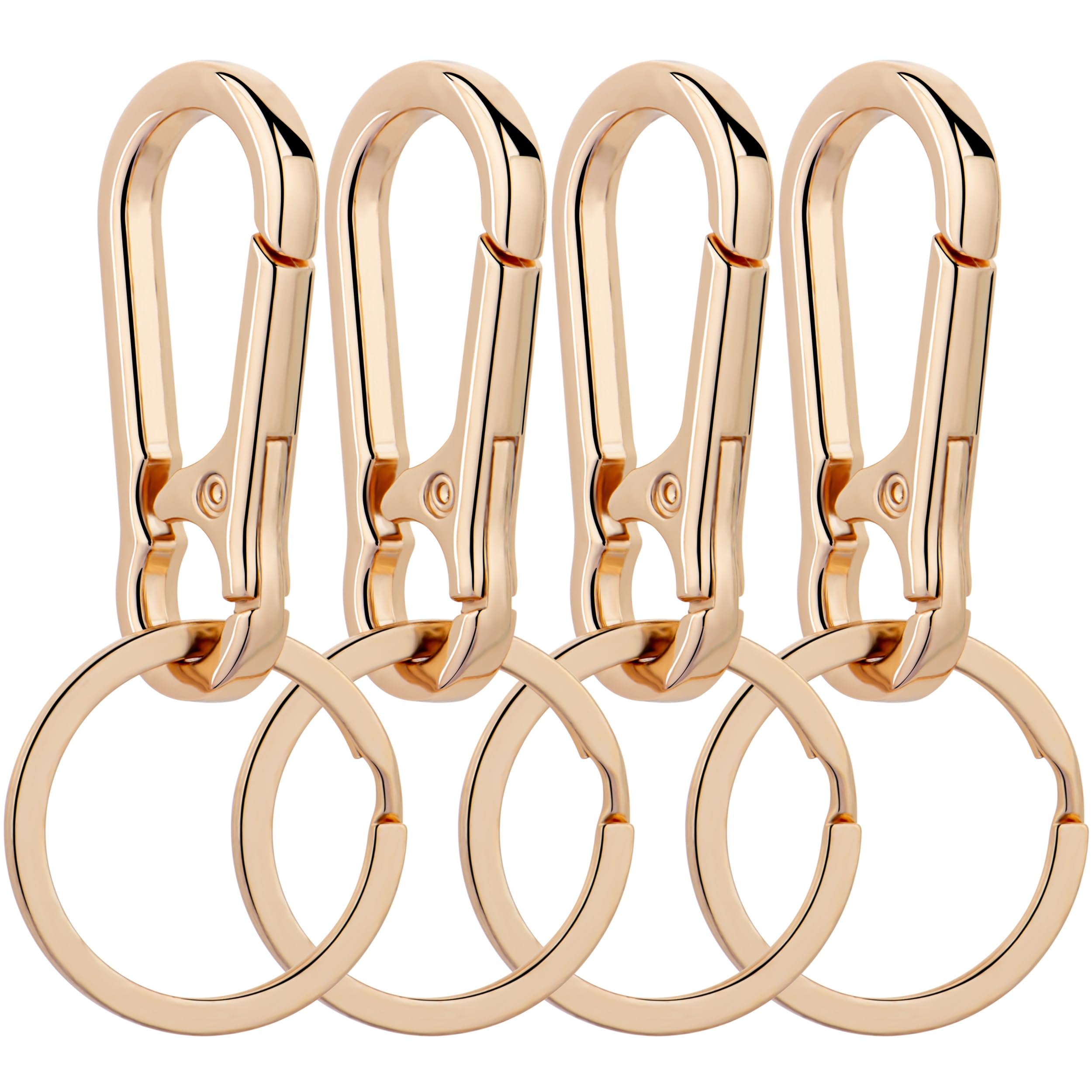 Wikavanli Metal Keychains Keyring Key Chain Ring Clip Holder Organizer for Home Car Keys Key Finder Women Men