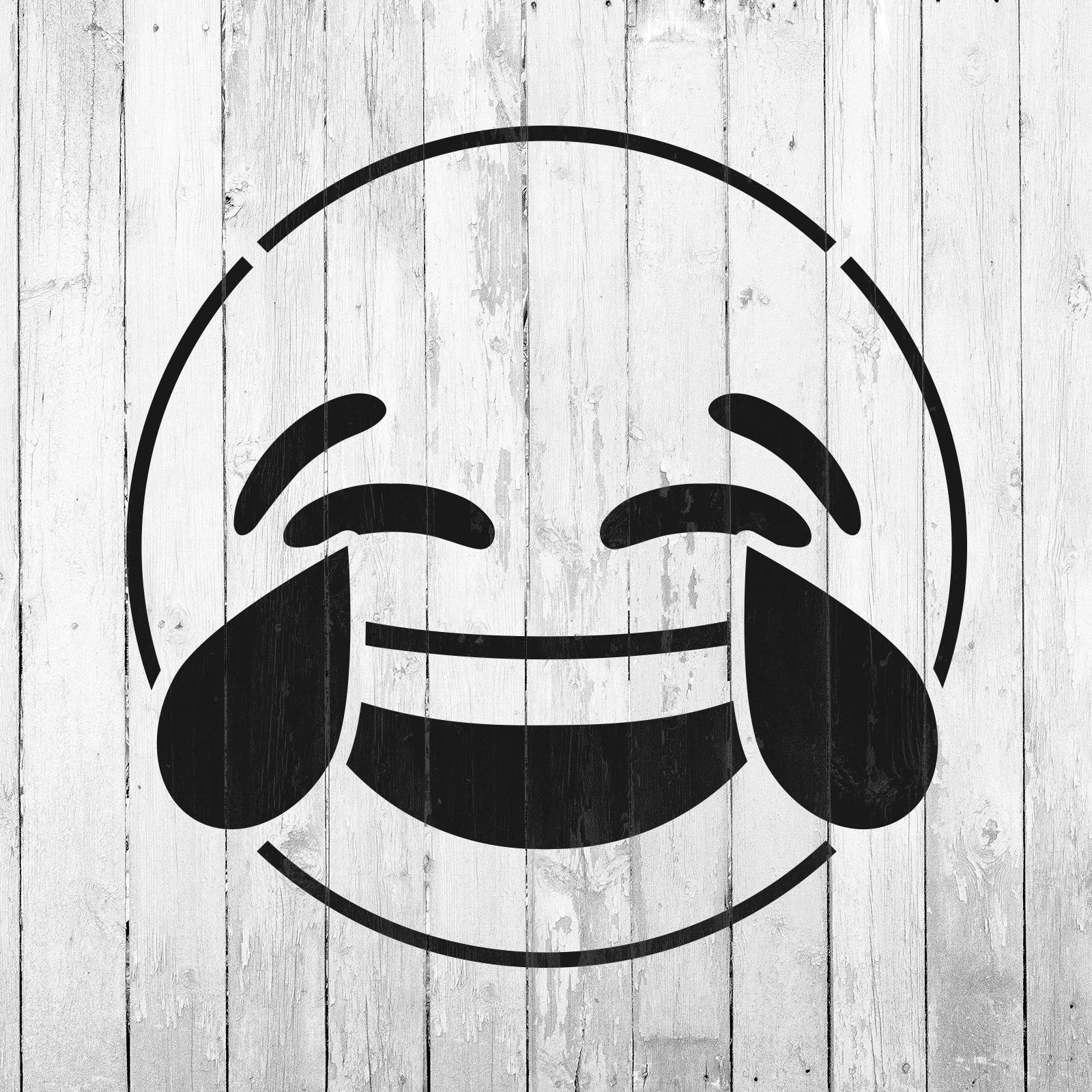 Amazon.com: Emoji Cry Laughing Stencil - Plastic Stencils