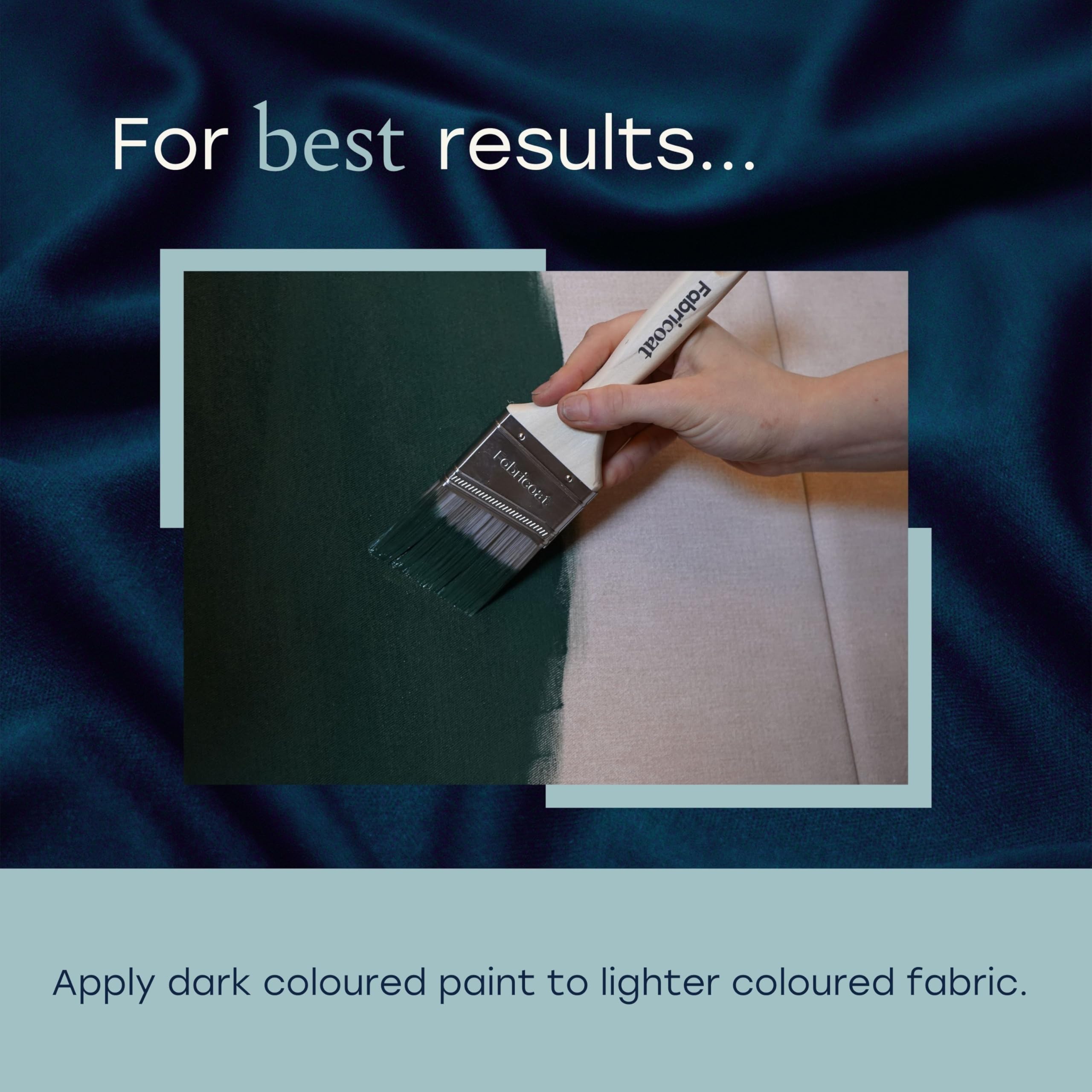Furniture Clinic Fabricoat Fabric Paint – Restore or Change the Colour of Any Fabric - Paint Directly Onto Fabric - Transform Anything – Sofas, Lampshades, Car Interiors (250ml, Black) 3
