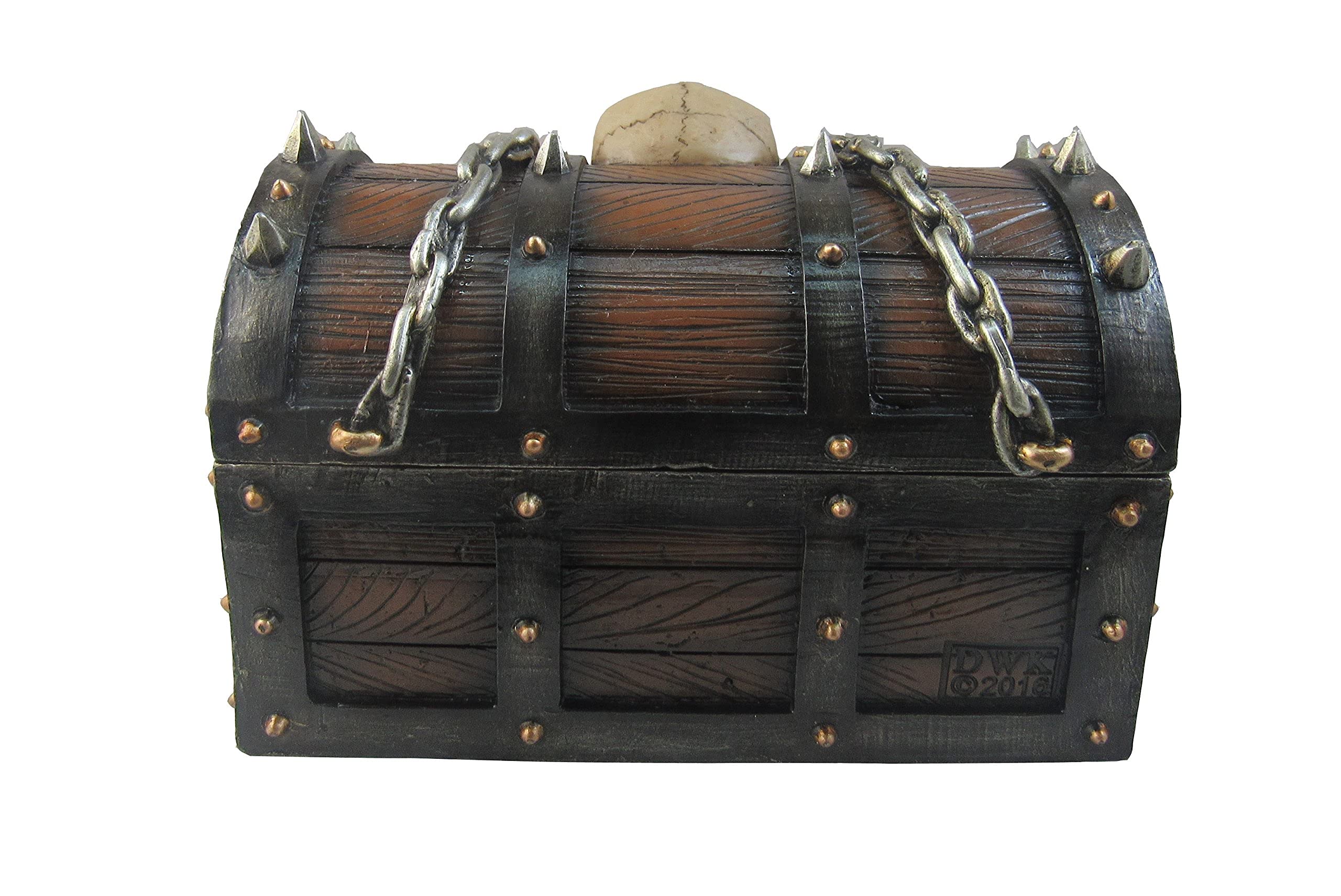 Amazon.com: DWK Treasure Chest of Terror Spiked Skull