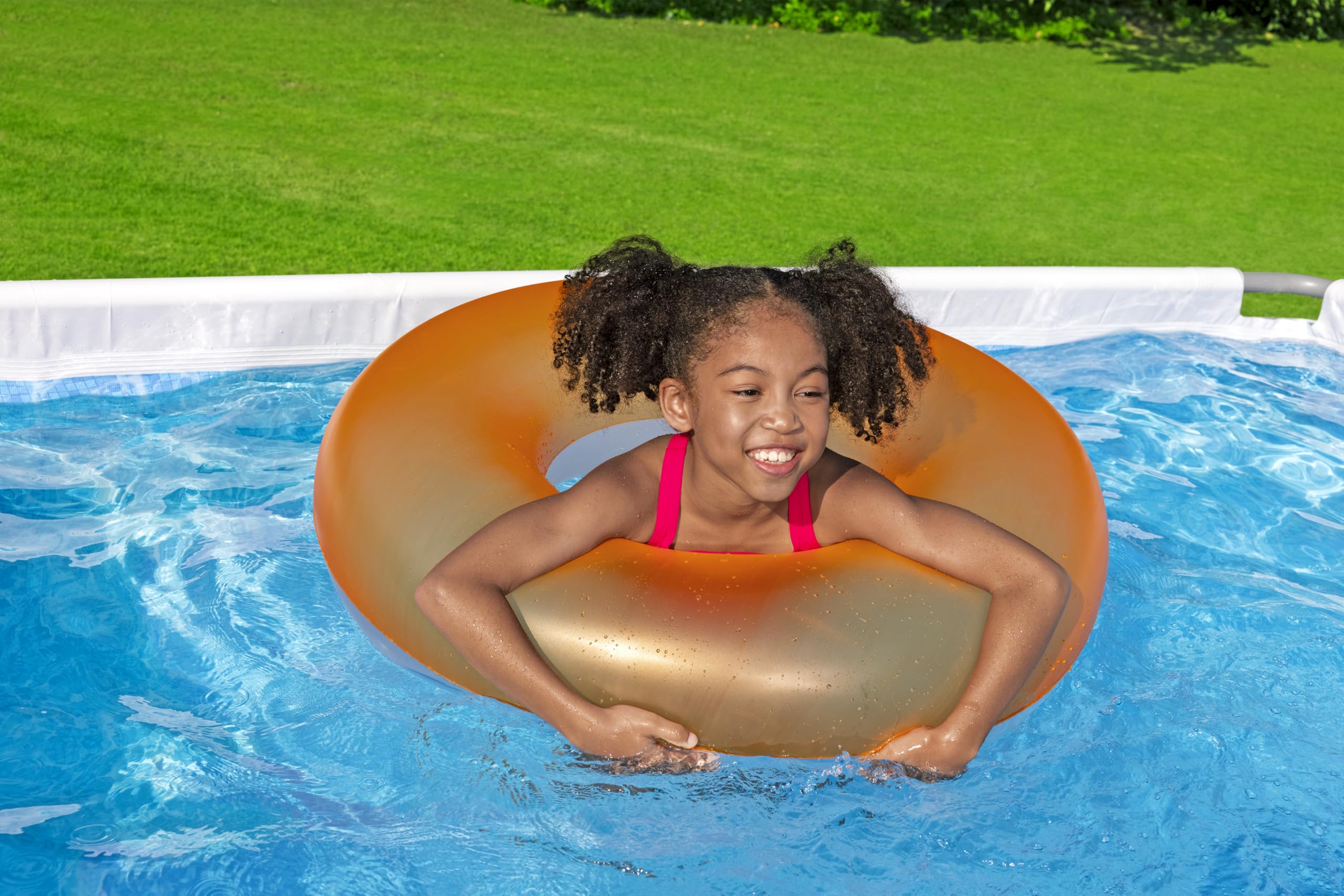 Bestway Juego de Piscina Rectangular de 9'3" x 6'5" x 33"/2.82 m x 1.96 m x 84 cm