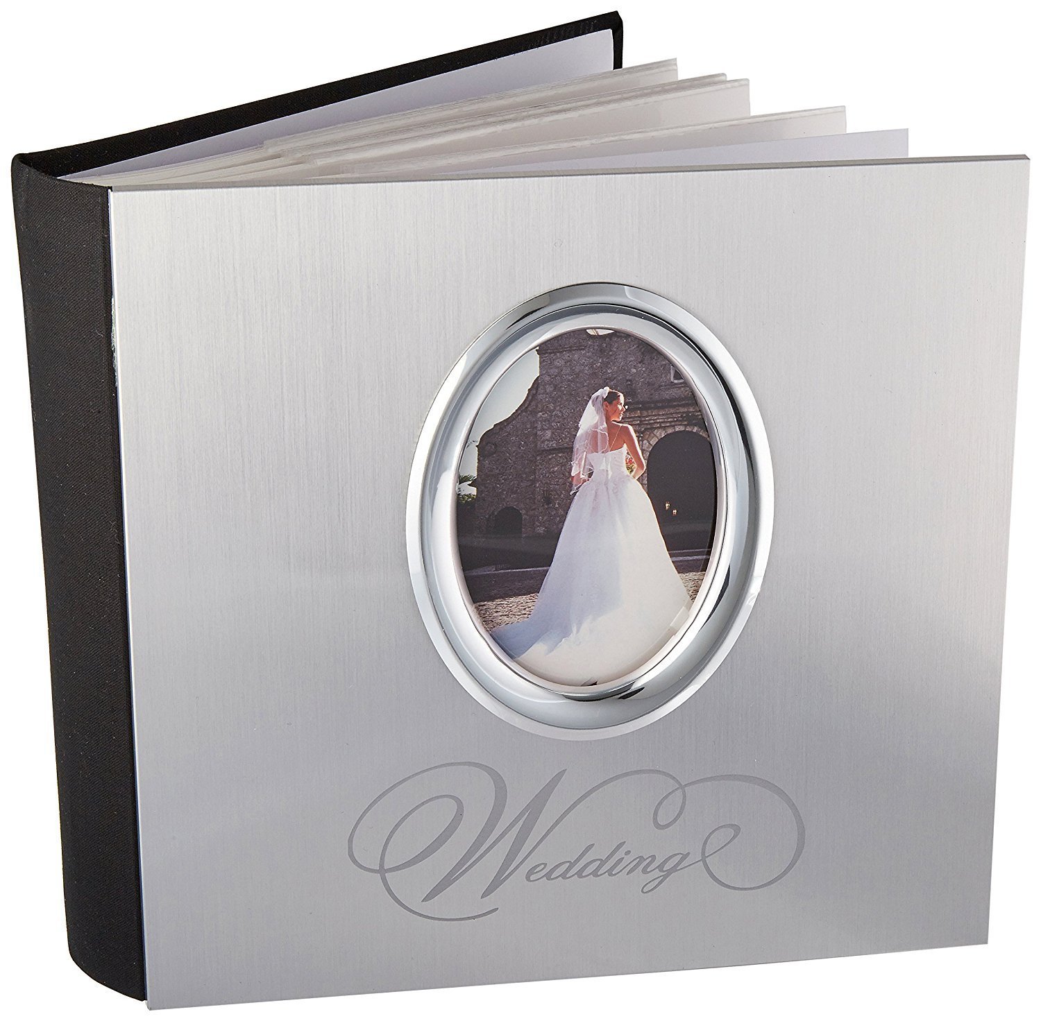 MBI Silver Wedding Photo Album x inch, 9.75" by 6.75"
