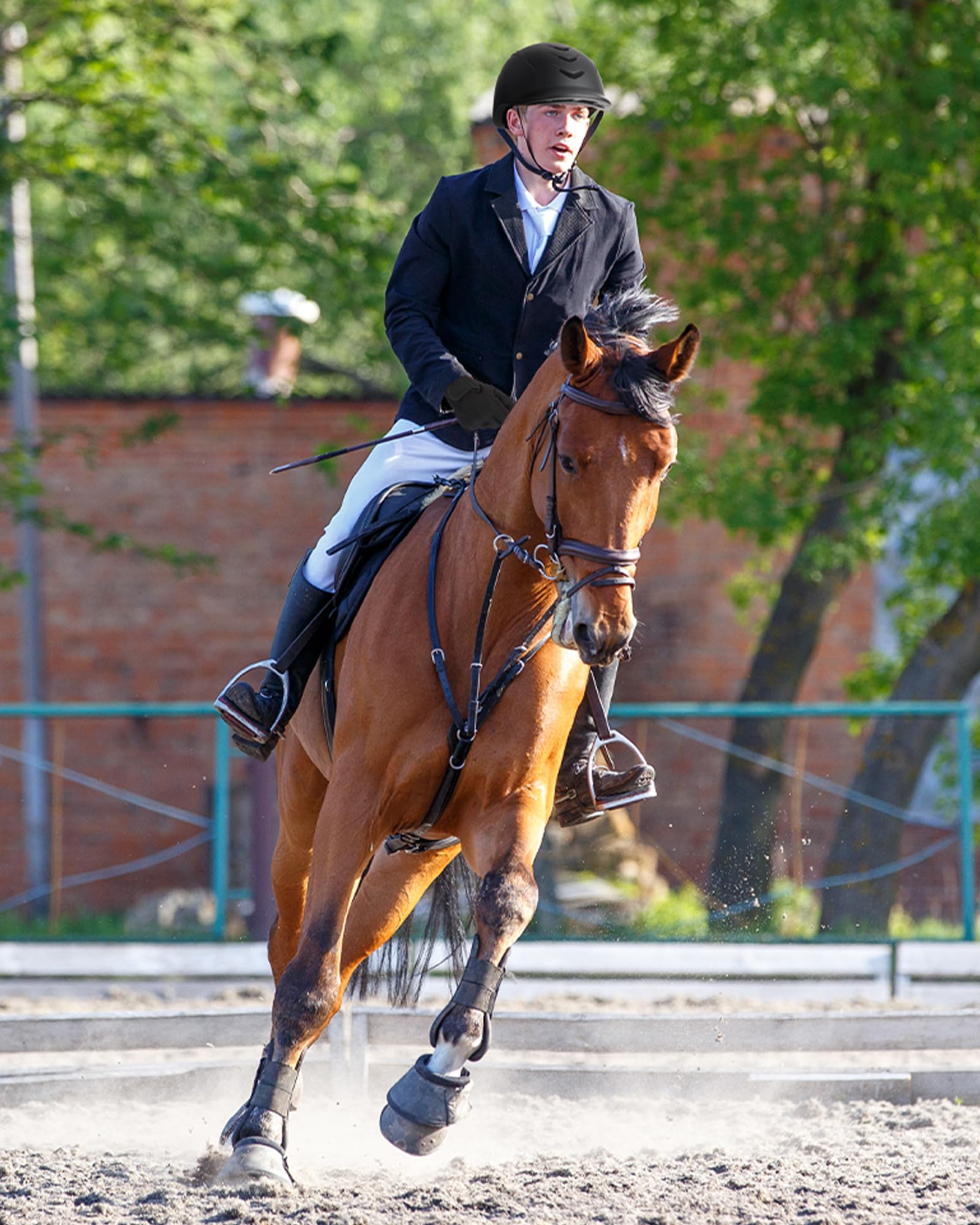 Kask jeździecki dla dorosłych w wieku 16 lat
