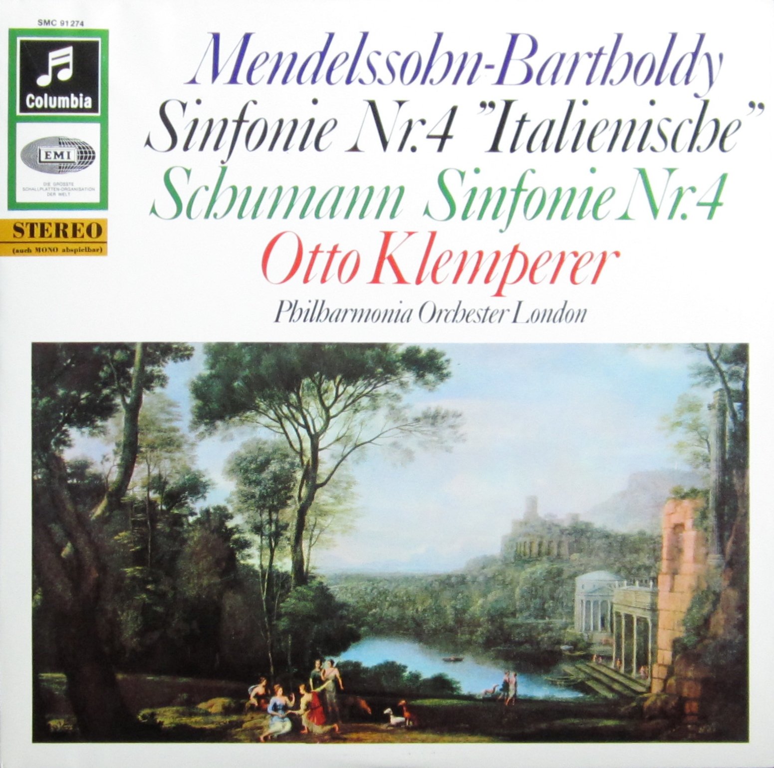 Mendelssohn-Bartholdy: Sinfonie Nr. 4 'Italienische' / Schumann: Sinfonie Nr. 4 [Vinyl LP] [Schallplatte]