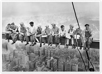 Posterlounge Lunch atop a Skyscraper Poster