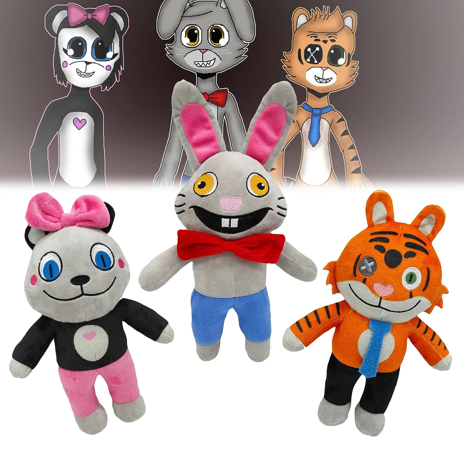 Buy 1/3Pcs Mr. Hopps Playhouse 2 Plush, Cute Cartoon Mr Hopps/Mr ...