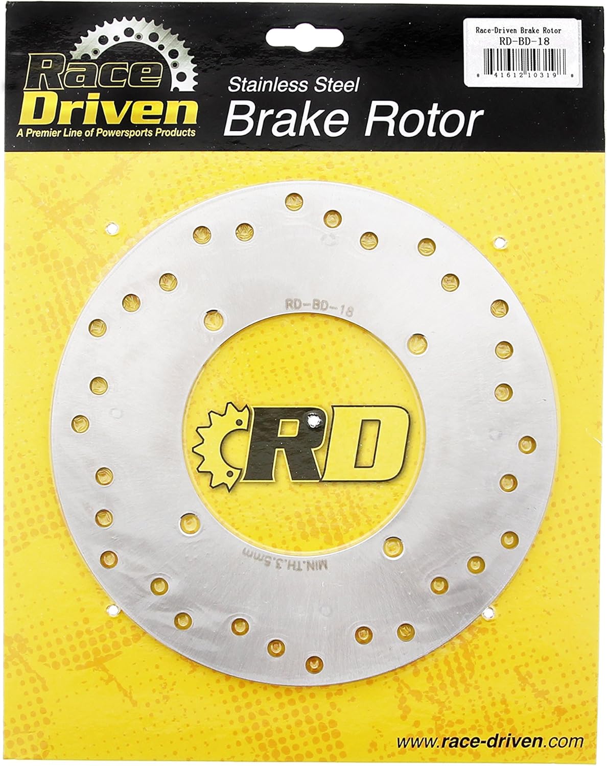 Brake Rotor for Polaris Sportsman 500 H.O. 2003-2006 Rear Disc by Race-Driven