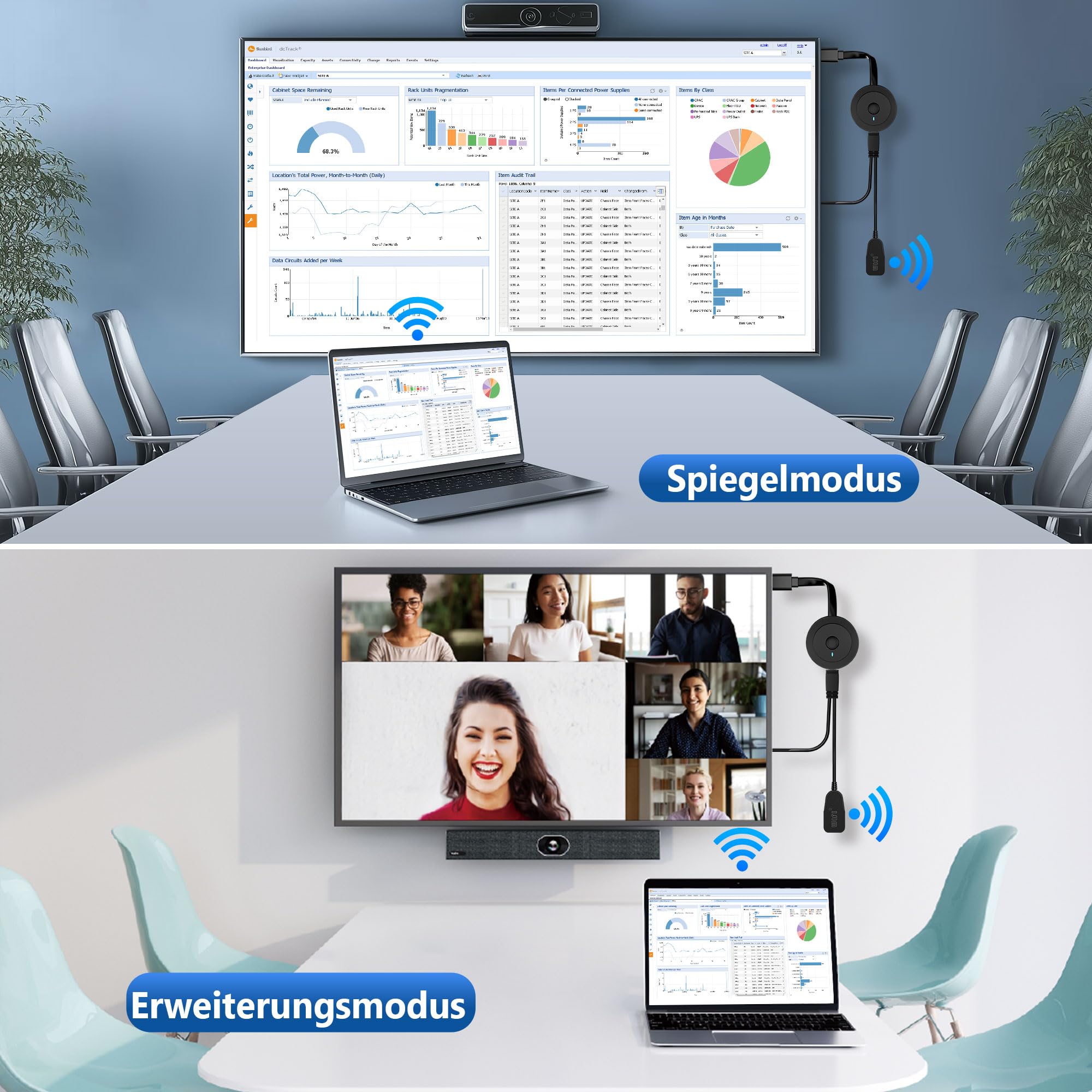 Adattatore HDMI Wireless,SOCLLLife Dongle HDMI Wireless,HD Miracast Dongle Adattatore, Stream Schermo & Video, Supporta Miracast/DLNA/Airplay per i*OS/Android/Windows/Mac i*OS/Monitor/Proiettore