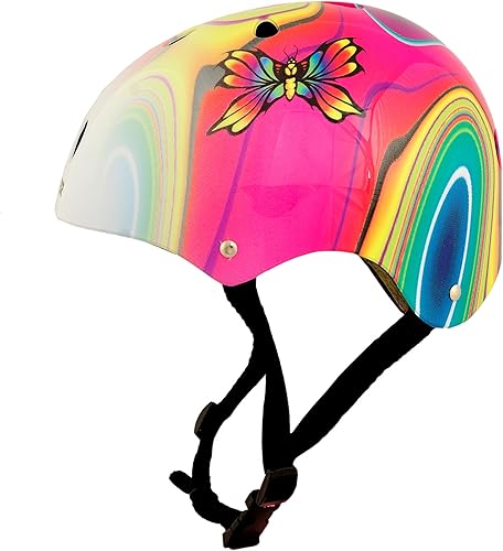 Miniatura 6 de Punisher Skateboards 11-Vent - Monopatín multideportivo y casco BMX, tamaño juvenil mediano, incluye almohadillas extra para el casco, para niños y