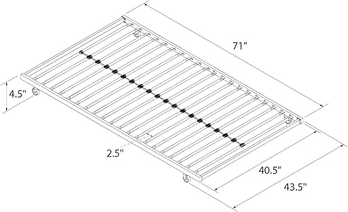 Miniatura 3 de Cama nido DHP Universal, Metal, Negro
