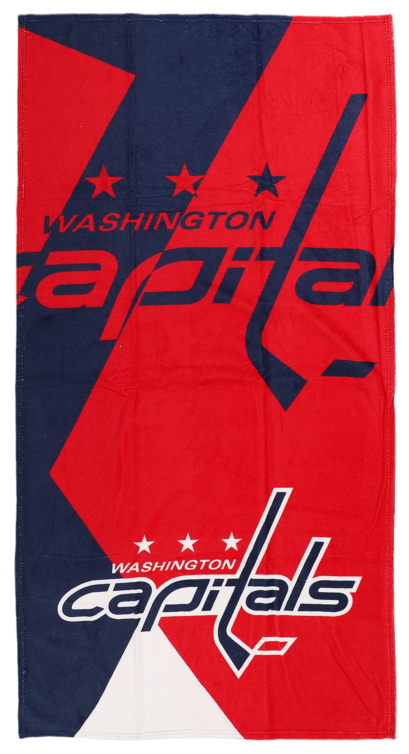 Northwest Washington Capitals 30 x 60 inch Beach Towel, Puzzle Design