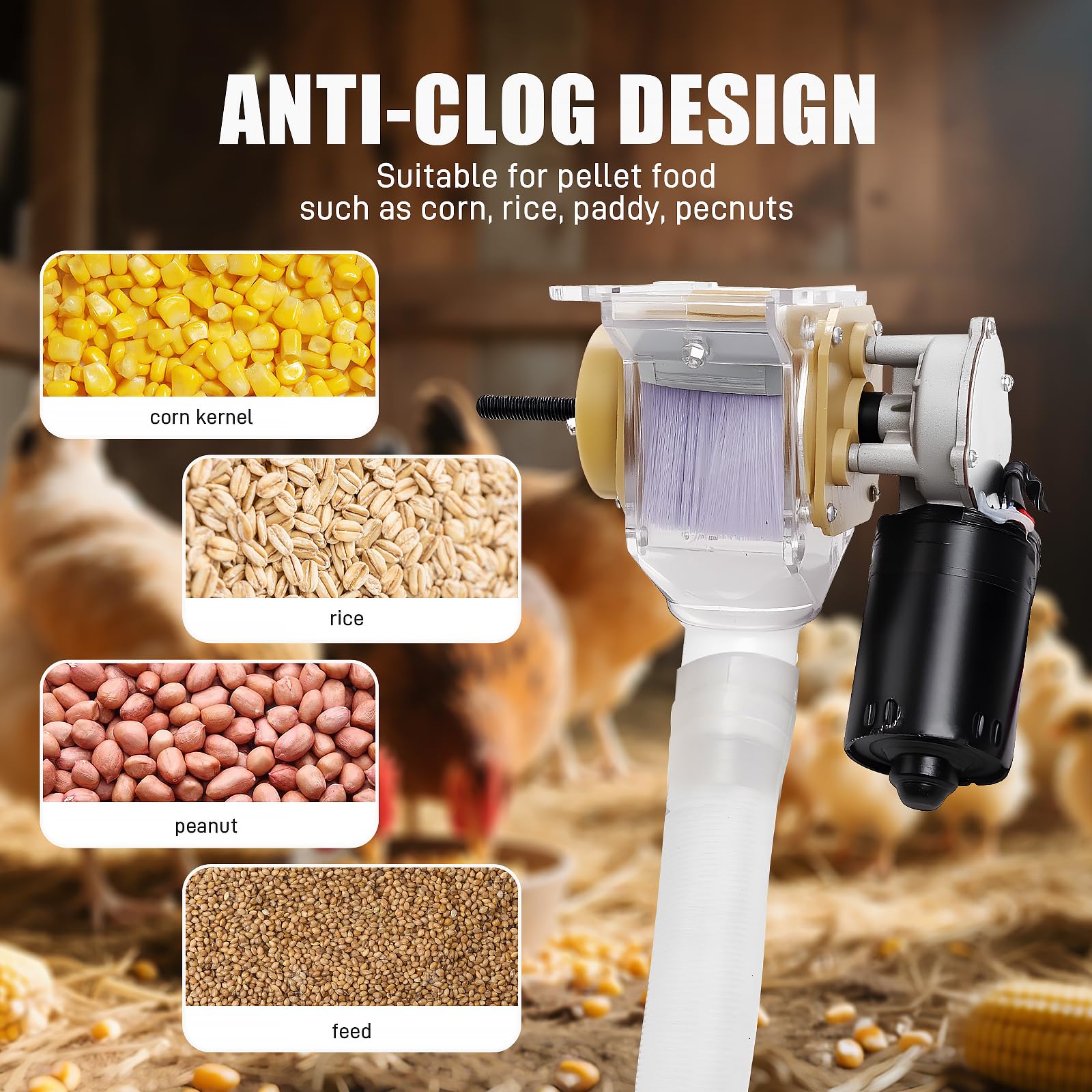 Mangeoire automatique à monter soi-même, 16 groupes d'alimentation automatique pour poulets, canards, oies, pigeons, chiens, poissons, chats