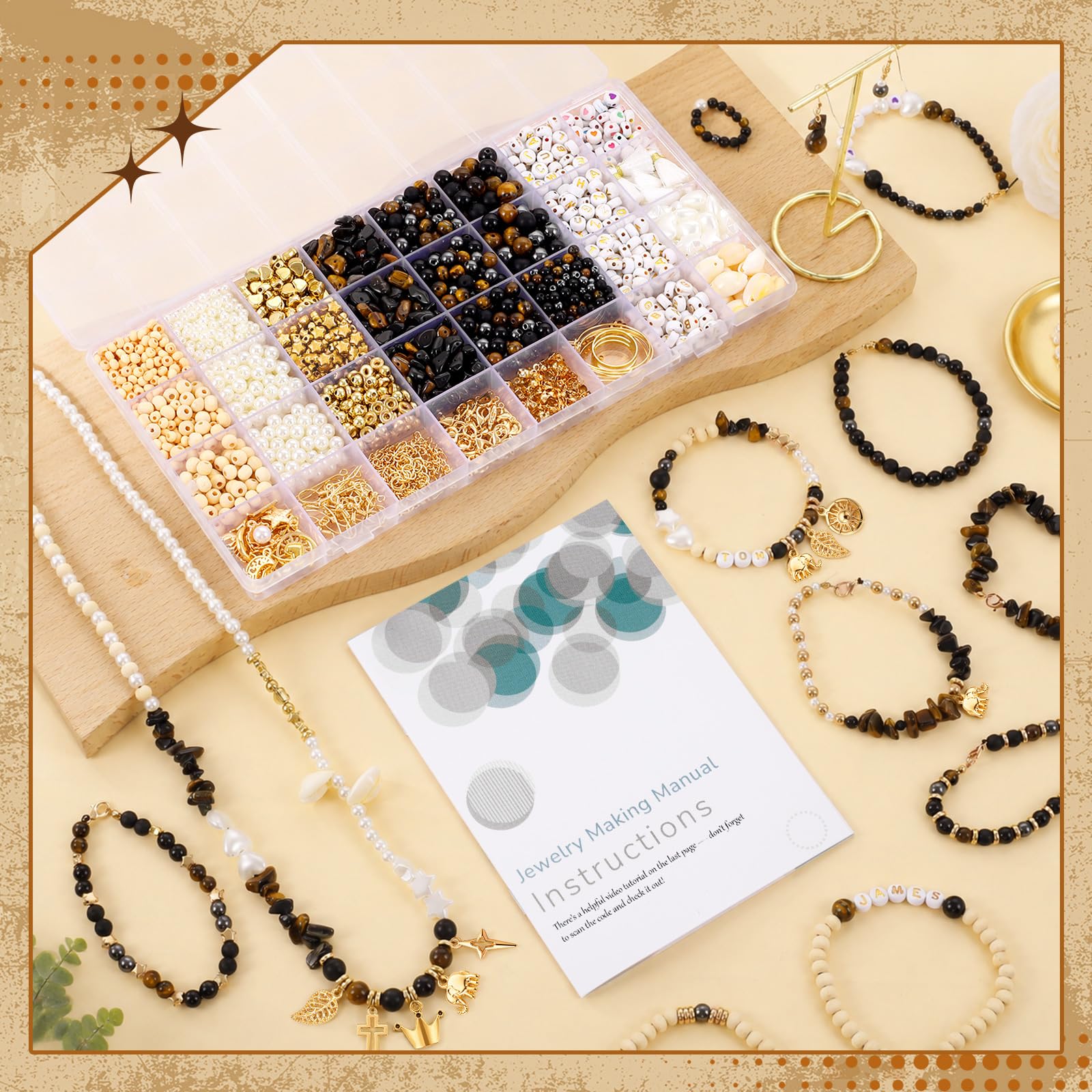 Wurosi Kit per la creazione di gioielli, kit per la creazione di
