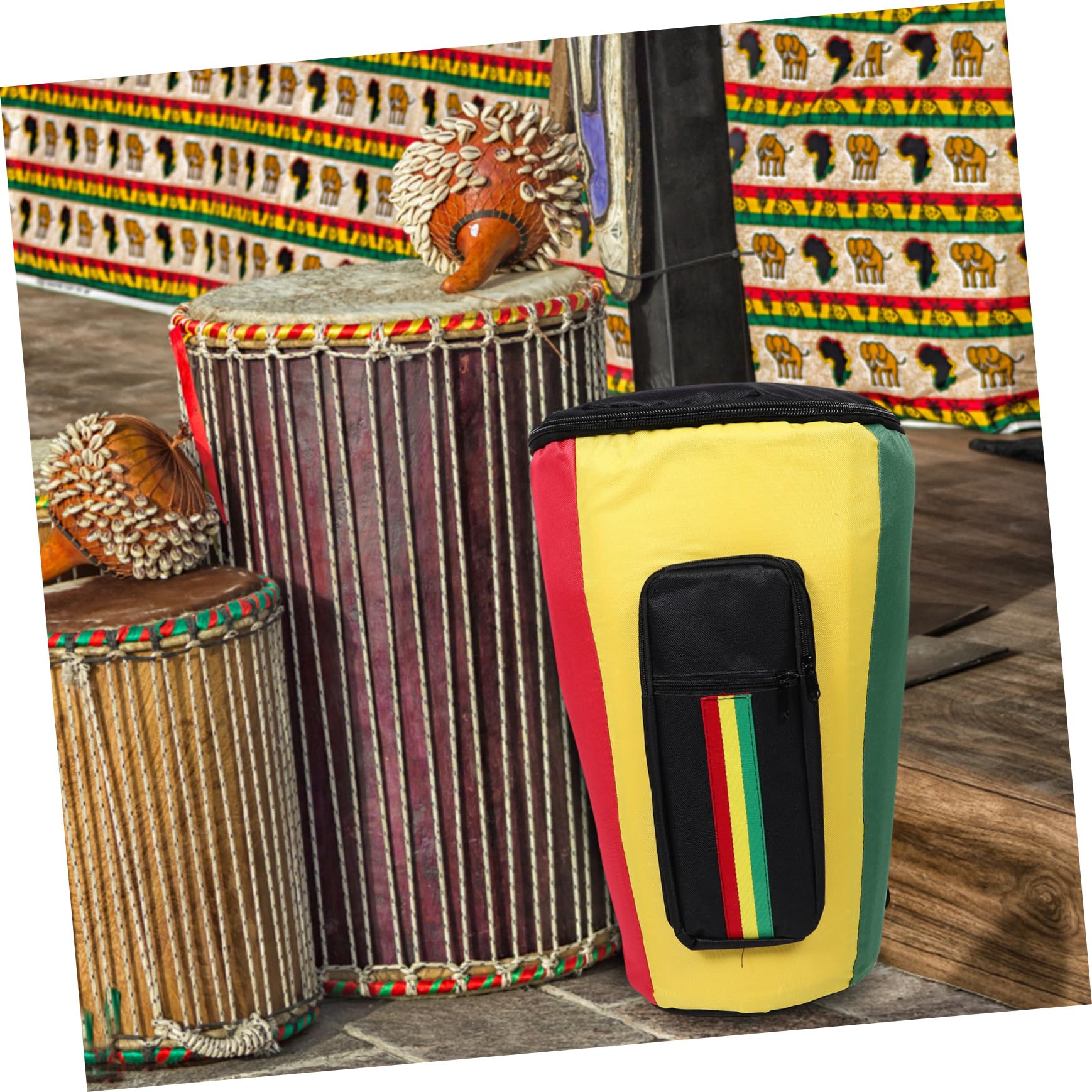 Djembe Trommelrucksack 10 Zoll, Trage und Schultertasche