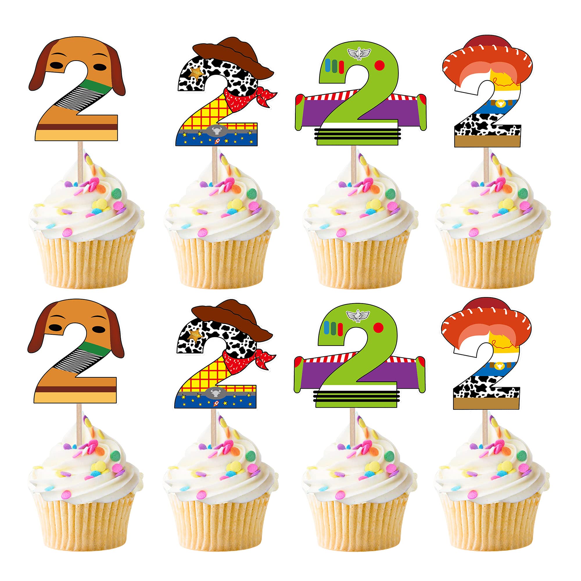 Buy 28 PCS Two Infinity And Beyond Cupcake Toppers Toy Story 2nd