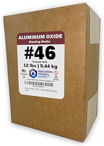 Miniatura 8 de Óxido de aluminio - 12 libras - Medios abrasivos de chorro de arena para chorros de arena, pistolas de chorro de arena y gabinetes de explosión