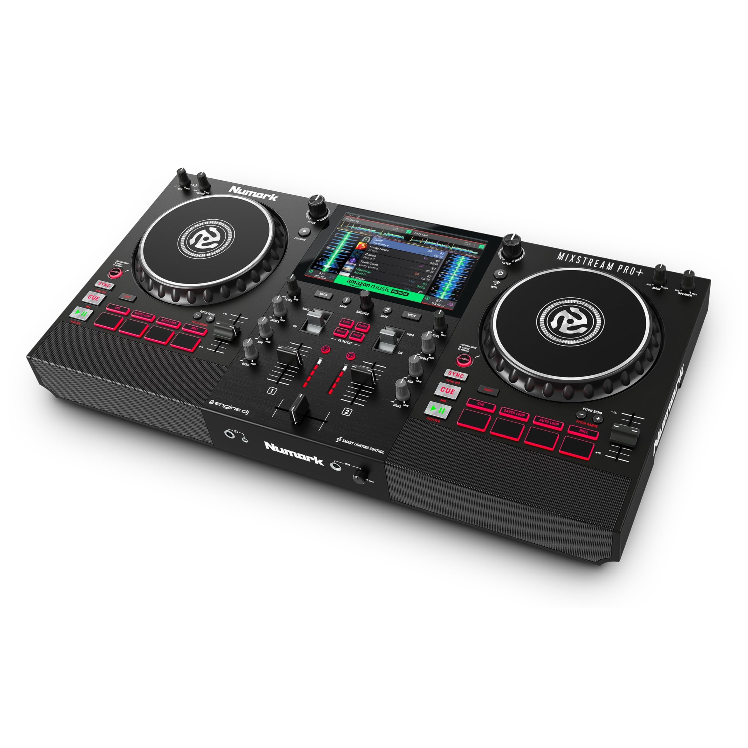 Numark Mixstream Pro+ Standalone DJ Controller & Logitech G432 kabelgebundenes Gaming-Headset