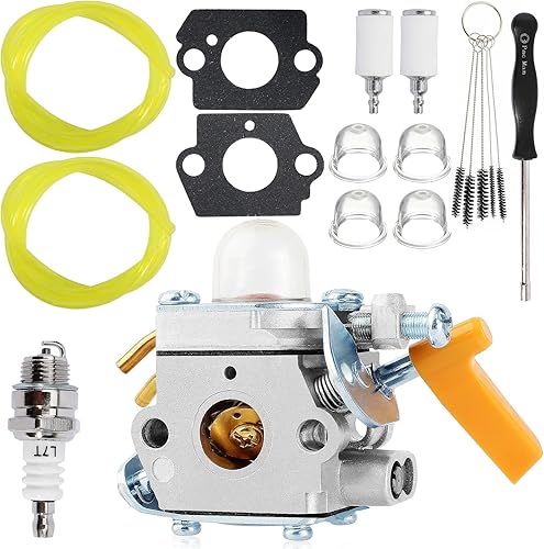 Miniatura 9 de Carburador SS30 SS26 CS30 compatible con Ryobi Homelite Weed Edger 25cc 26cc 30cc soplador de hojas recortadora C1U-H60 EX26 CS26 RY09056 308054043