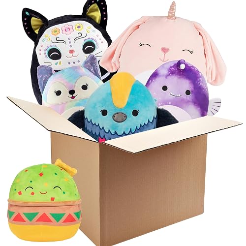 Squishmallows Mystery Squad Box – 3-Pack Plush Set (1 Jumbo