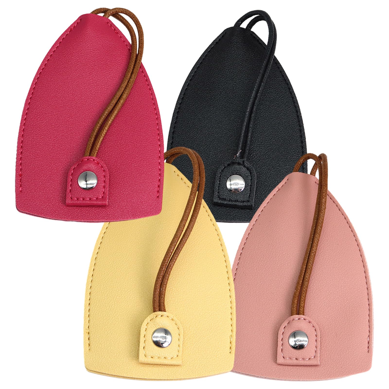 TrustBlaiCar Key Case, Creative Pull-Out Key Case Cover, PU Leather Large-Capacity Car Key Protective Bag