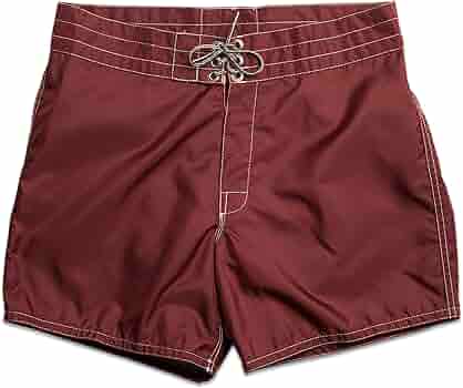 水着・ラッシュガード BIRDWELL BOARD SHORTS Birdwell Men's 310 Nylon Board Shorts, Short Length (Burgundy, 35
