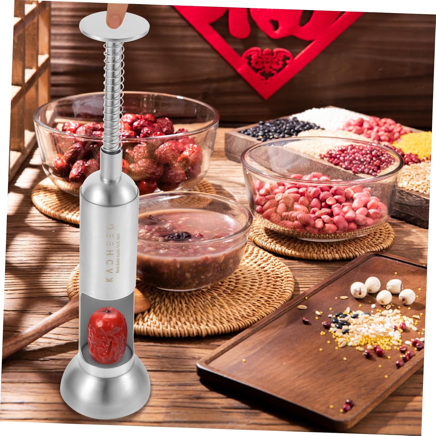 1pc Cherry Corer Effortless Fruit Core for Jujube and Dates Ergonomic Design Easy to Clean Kitchen Tool