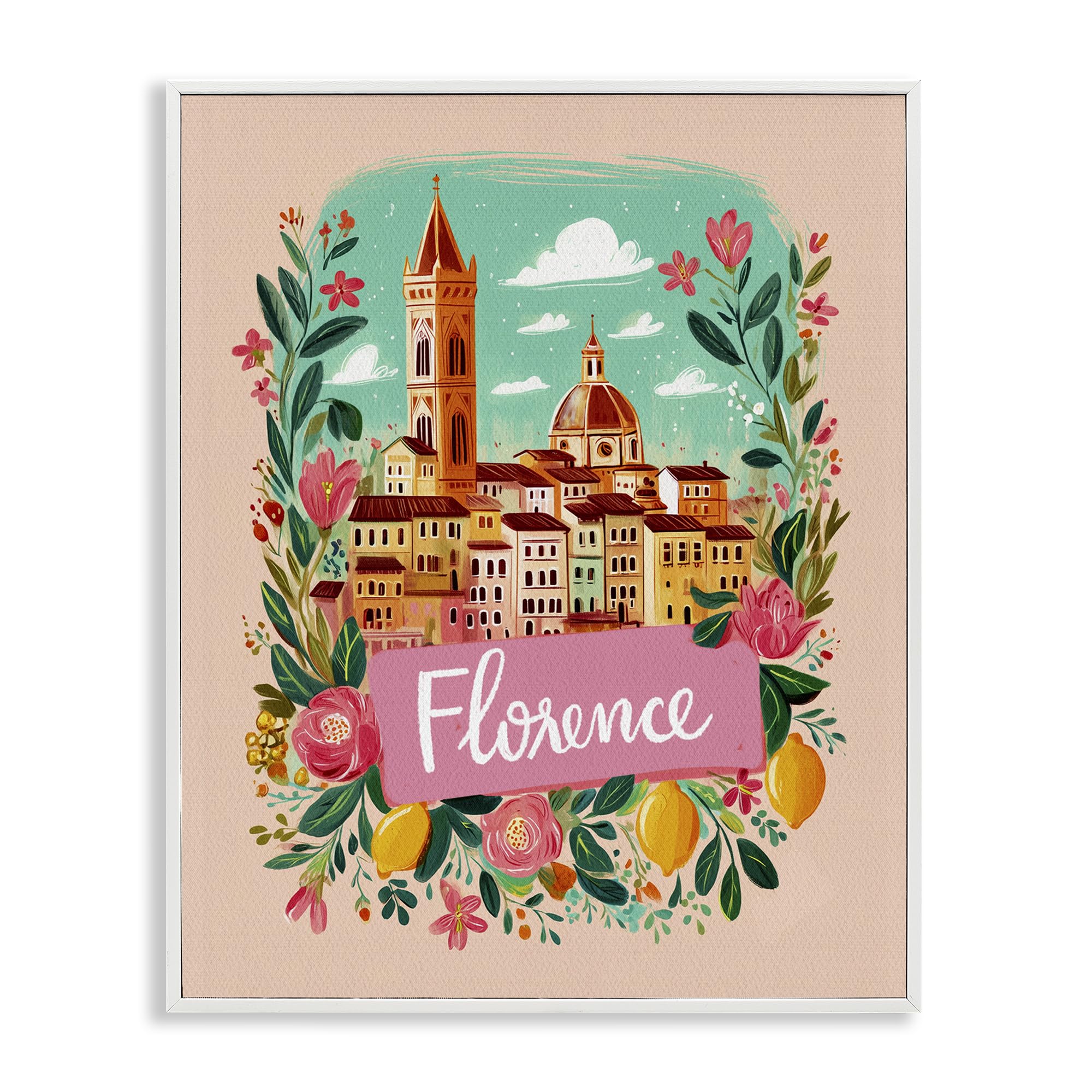 Florence avec bordure florale grise pour habiller un mur vide de chambre