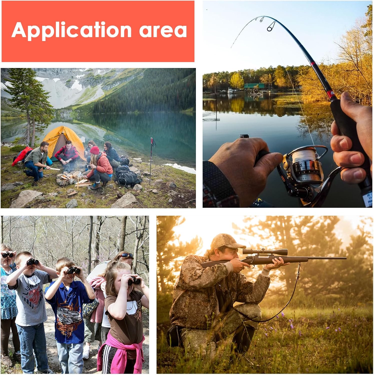 Kethvoz 4K Night Vision Binoculars, 8X Digital Zoom & 7-Level Adjustable IR - 1080P HD Video Recording & 36MP Photos, with 32GB Card, Ideal for Hunting, Camping, Security Surveillance - Image 8