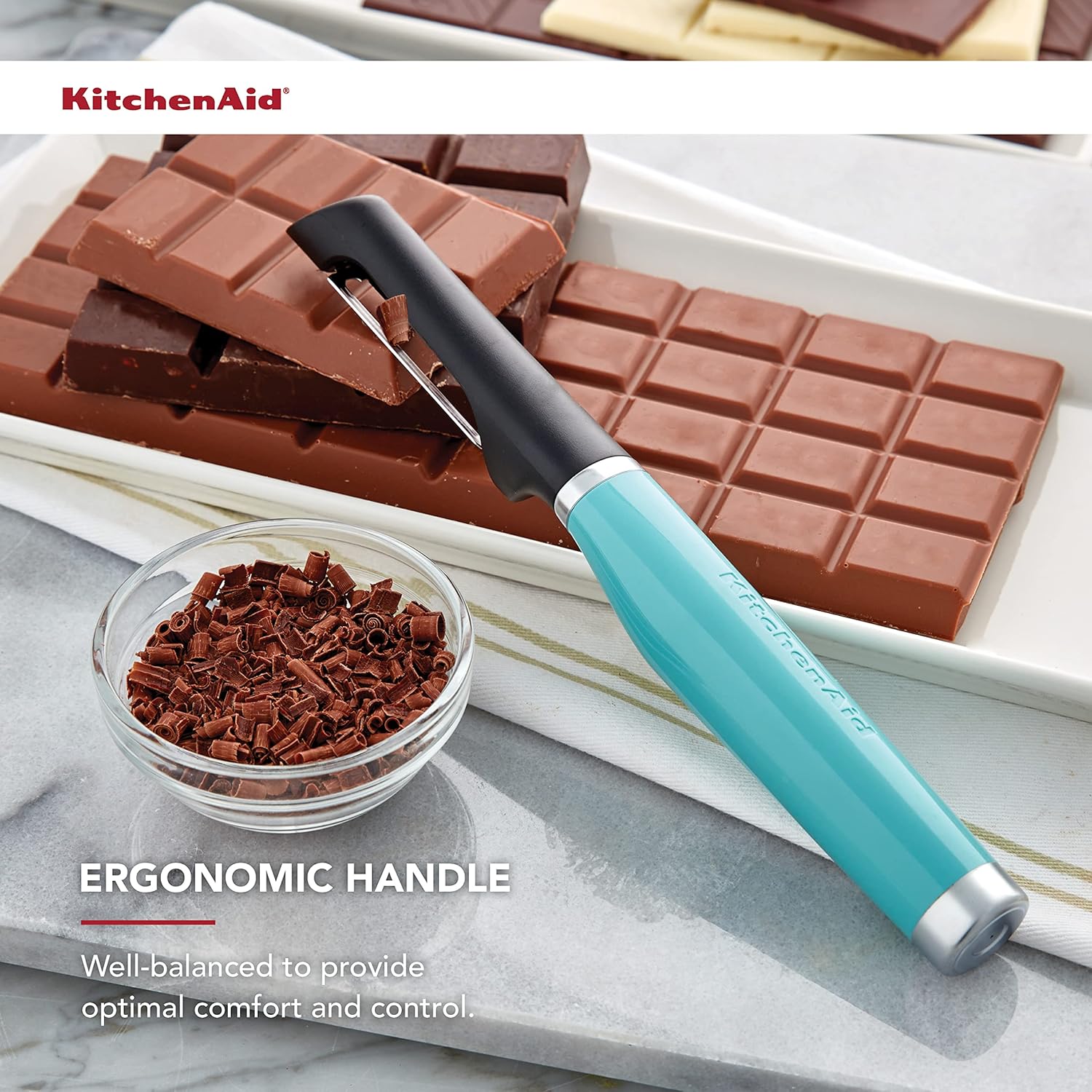 KitchenAid KE112OHAQA Classic Euro Peeler talla única Aqua Sky 2 Yaxa