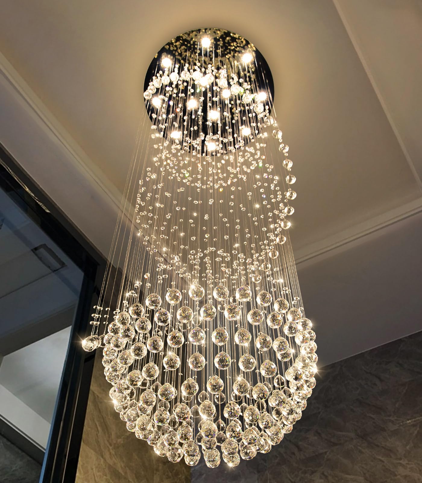 chandelierデスク Rennnsan Rynvess 26 in. 6-Light Black and Brushed Gold Forest
