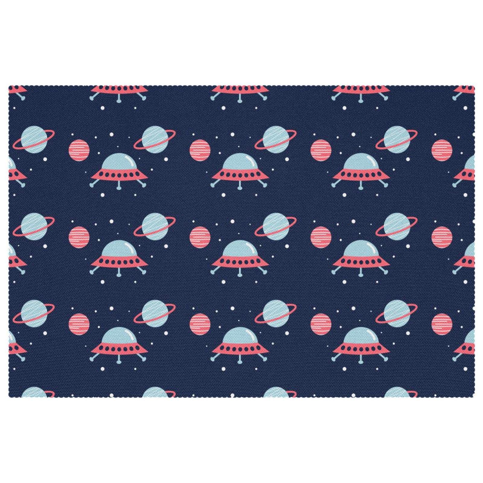 Sets de table anti-rayures et anti-taches Outerspace lot de 6 pour repas