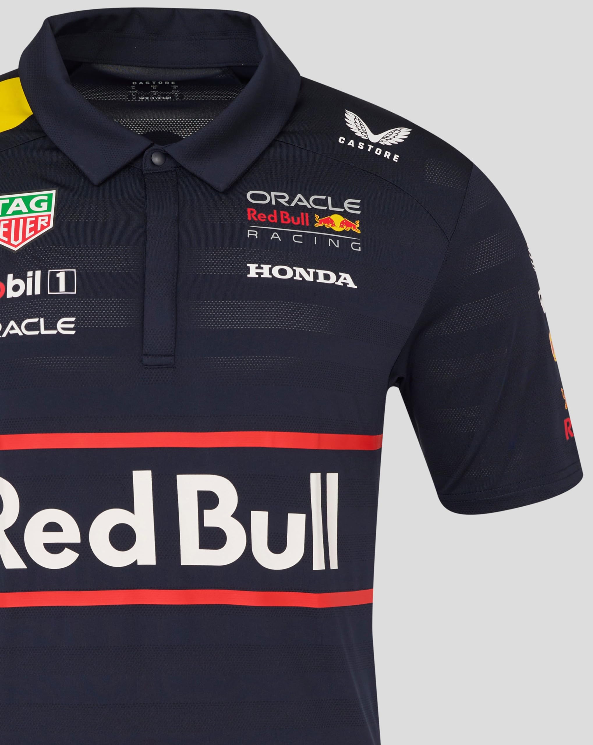 Castore Red Bull Racing F1 Team Men's Polo Shirt - Navy | Official 2025 Formula 1 Team Merchandise | Short Sleeve | Polo Shirt | Pack of 1