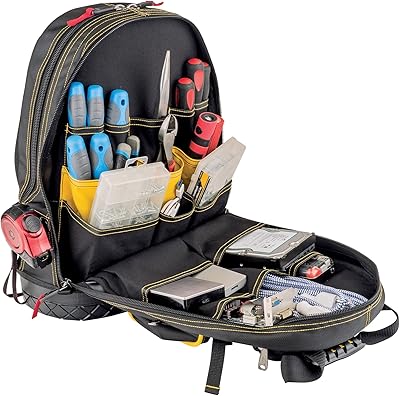 Sac a dos avec base en plastique rigide a rangements multiples hauteur: 480 mm Tradeforce