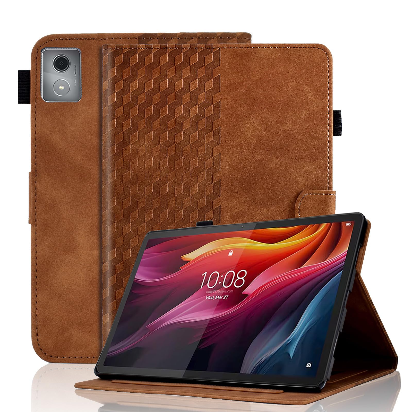 Case for Honor Pad X8a 11 Inch Tablet 2024 Protective Case Premium Leather Folio Smart Case with Auto Sleep/Wake Pen Holder Card Slot for Honor Pad X8a- Dark Green — view 42