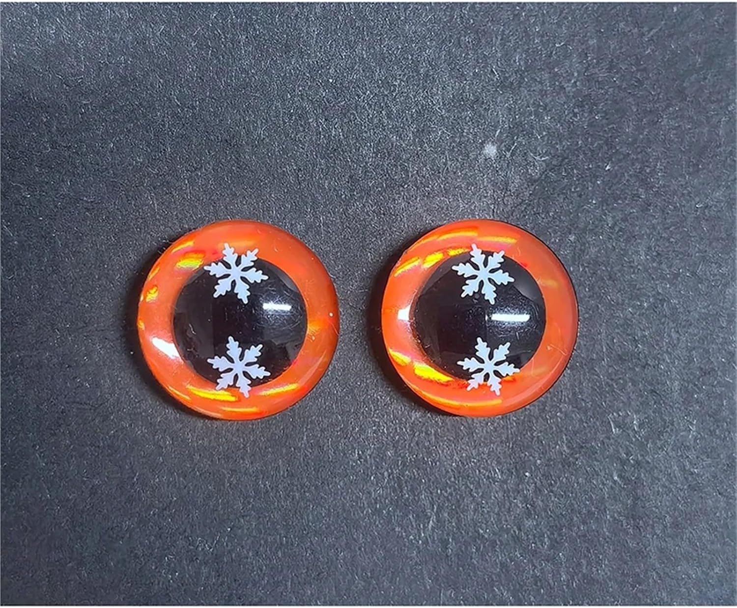 20pcs 12mm 18mm Sparkle Safety Eyes for Crochet Dolls - 3D Glitter Plastic Doll