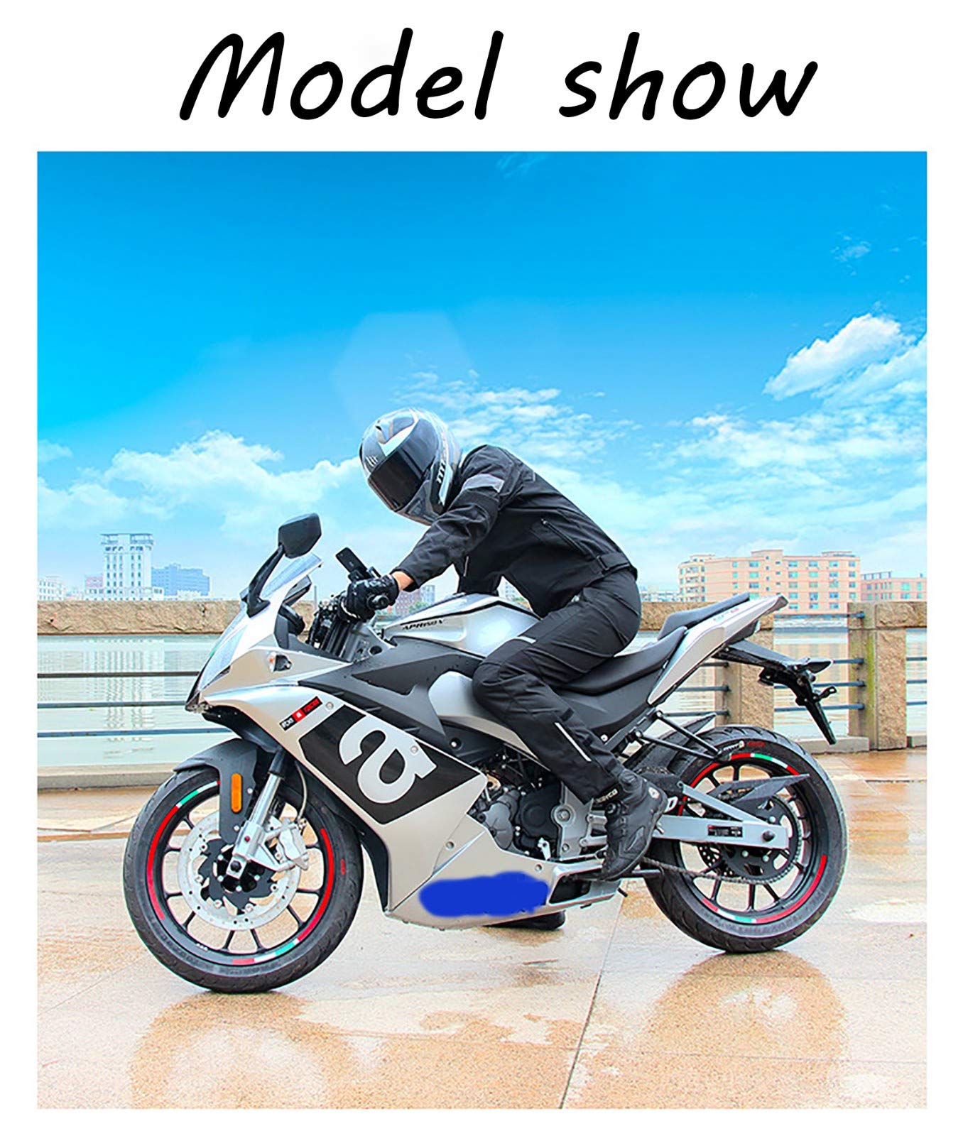 Giacca Giubbotto Moto Uomo Motocicletta Cordura Protezioni CE Giacca antigoccia per uomo e donna in mesh traspirante per motociclisti