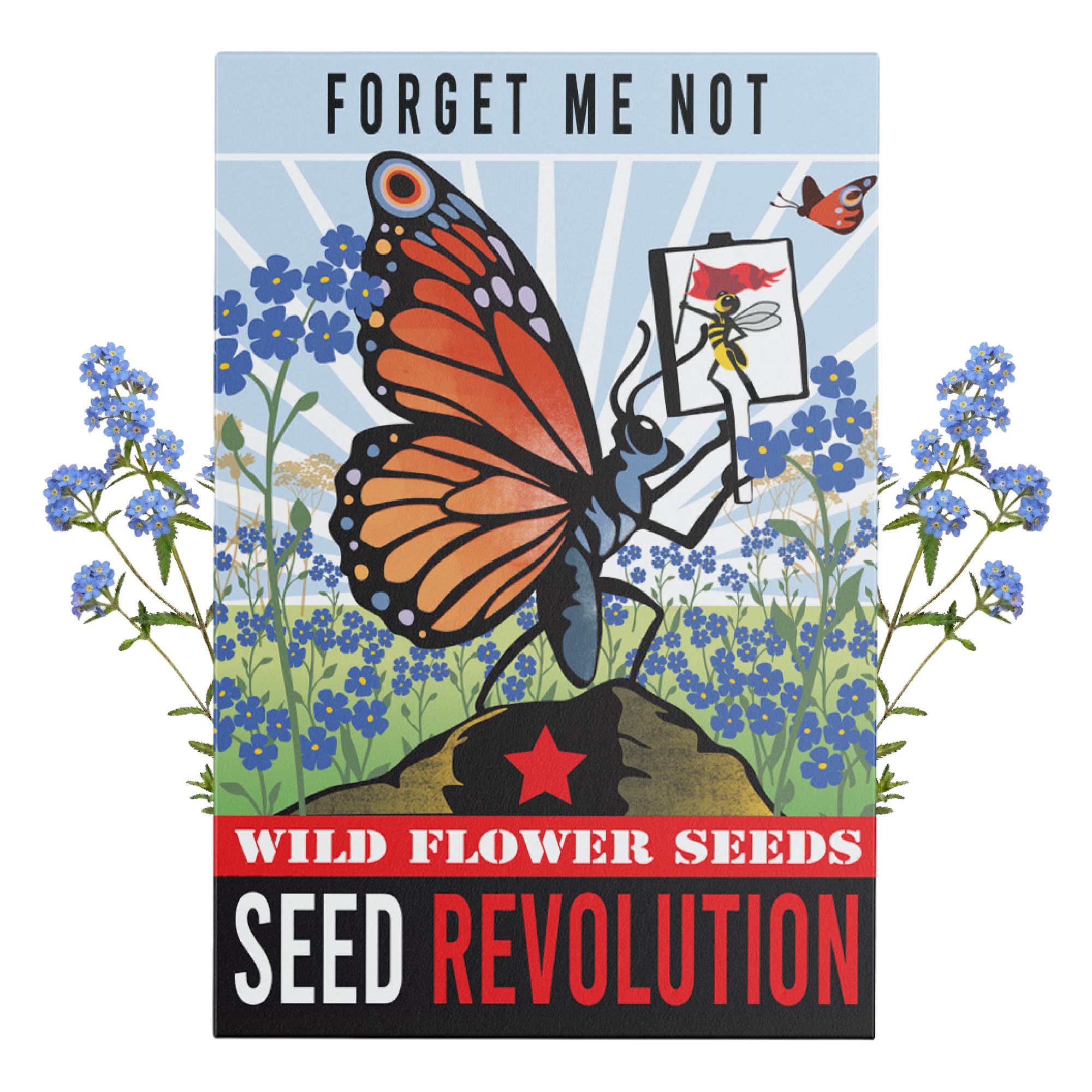 Seed Revolution - Forget Me Not Native Wildflower Seeds, 12g
