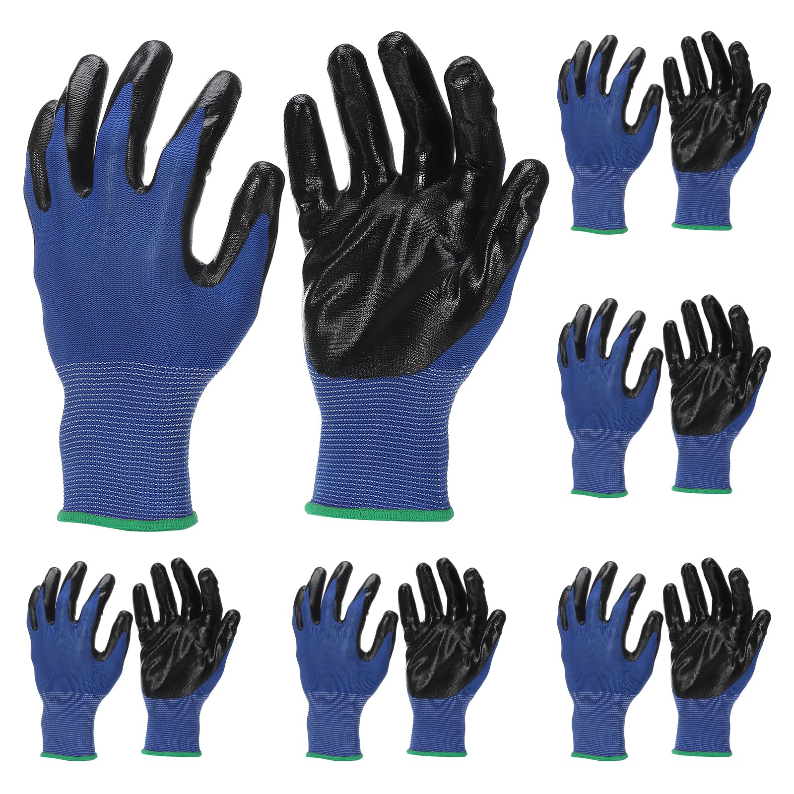 PATIKIL Safety Work Gloves Nitrile Coated