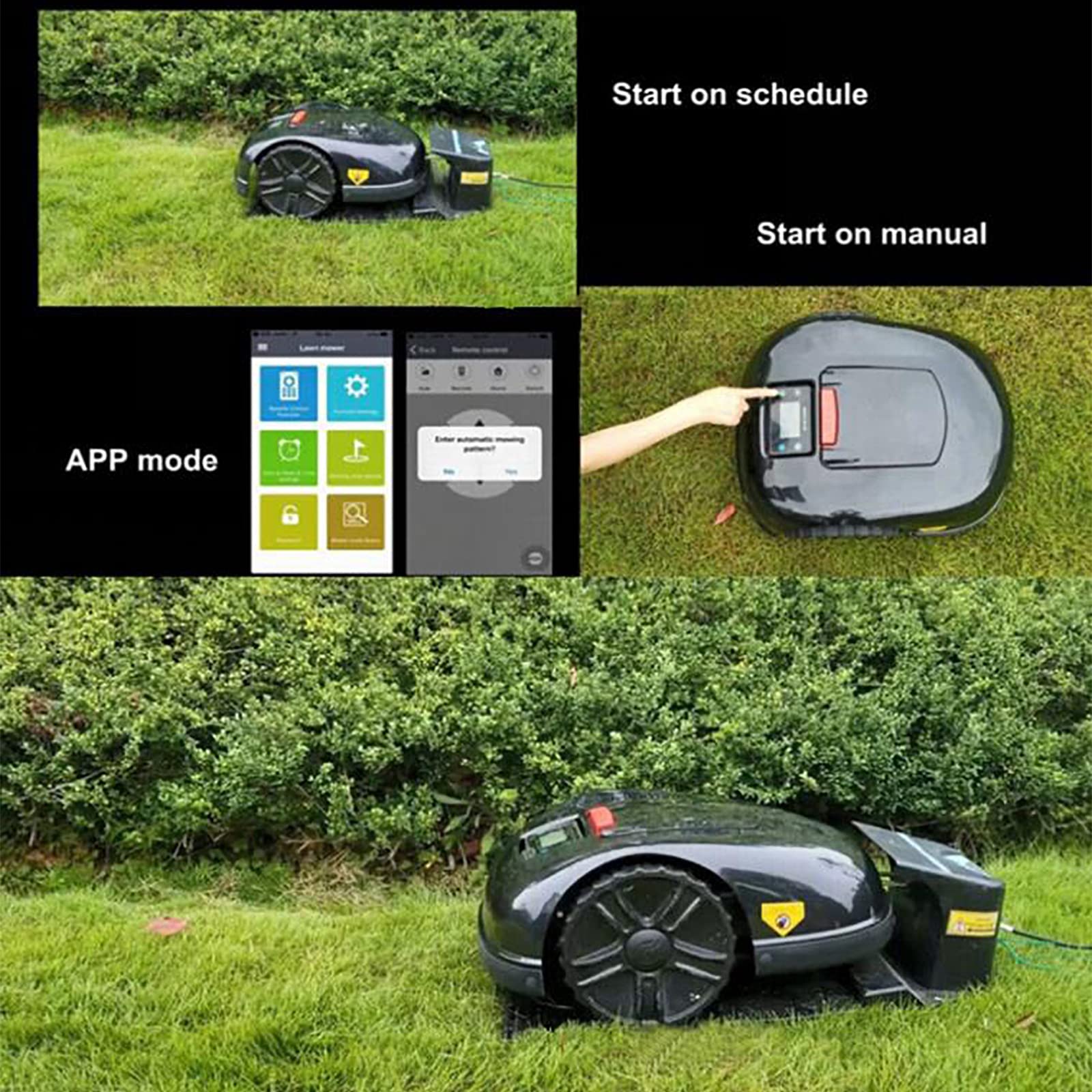 Robot Tondeuse À Gazon App — vue 3