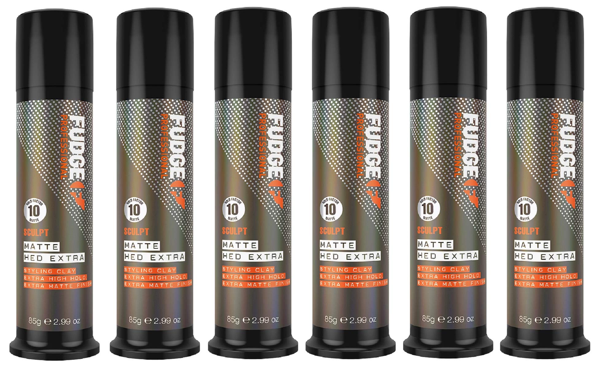 6 mat Hed Extra Strong Hold Fudge Professional Texture Wax 85 ml