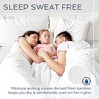Vista 5 de Hotel Sheets Direct 3 Piece Bed Sheet Set Twin Size, 100% Viscose Derived from Bamboo Sheets Set with 1 Pillowcase, Cooling & Breathable Luxury 15