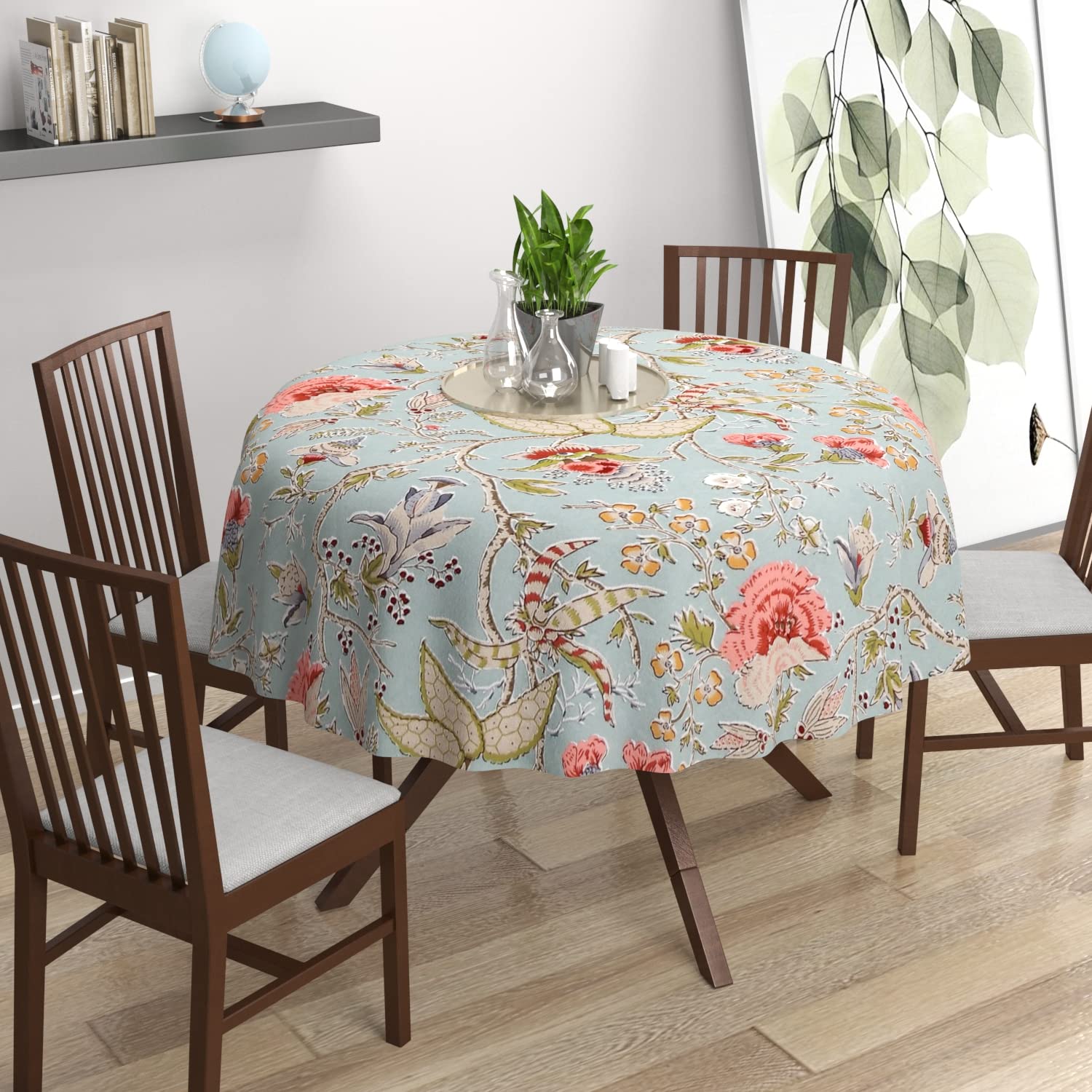 Trance Home Linen 100 Cotton 4 Seater Dining Round Table Cover